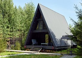 Бабичи A-frame Black, Коттеджный комплекс Ёlki, Слободской район