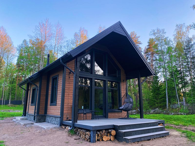 Частный дом на берегу Вуоксы, деревня Васильево, Ленинградская область