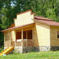 Улучшенный летний домик с террасой (8 домиков), База отдыха Золоторудная, село Ая