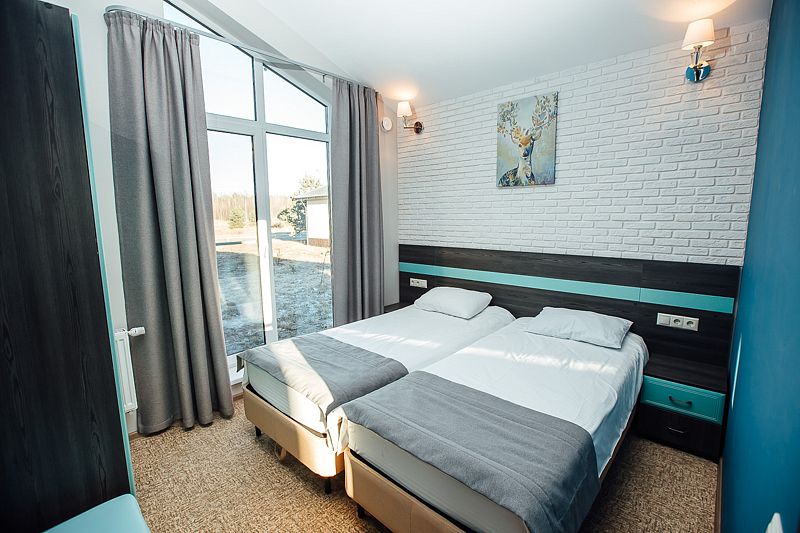 Дом 4-местный 1-комнатный (с 2 спальнями)