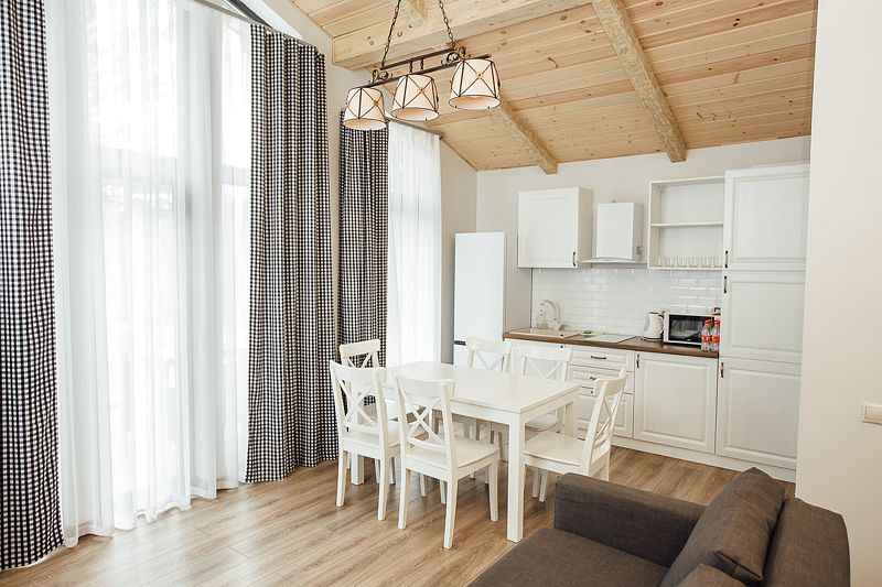 Дом 4-местный 1-комнатный (с 2 спальнями)