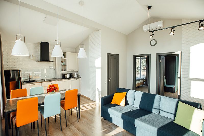 Дом 4-местный 1-комнатный (с 2 спальнями)