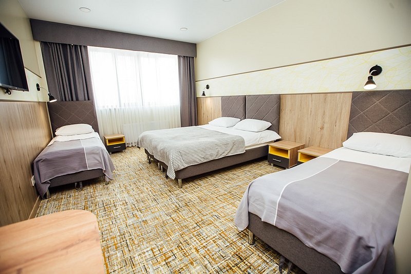 Семейный 4-местный 1-комнатный