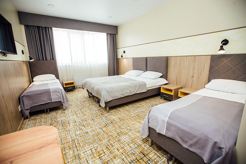 Семейный 4-местный 1-комнатный