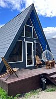 A-Frame Blue, Глэмпинг Лесогорье, Реж