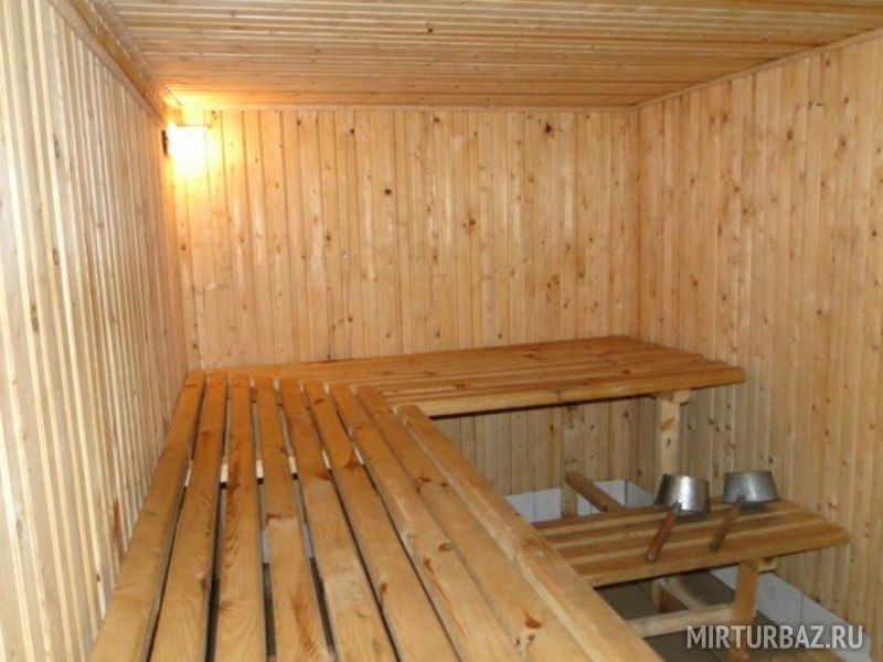 Внутри бани