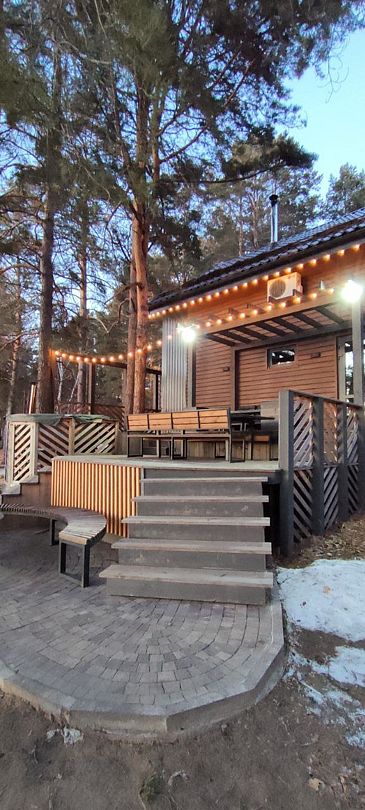 Коттедж с баней