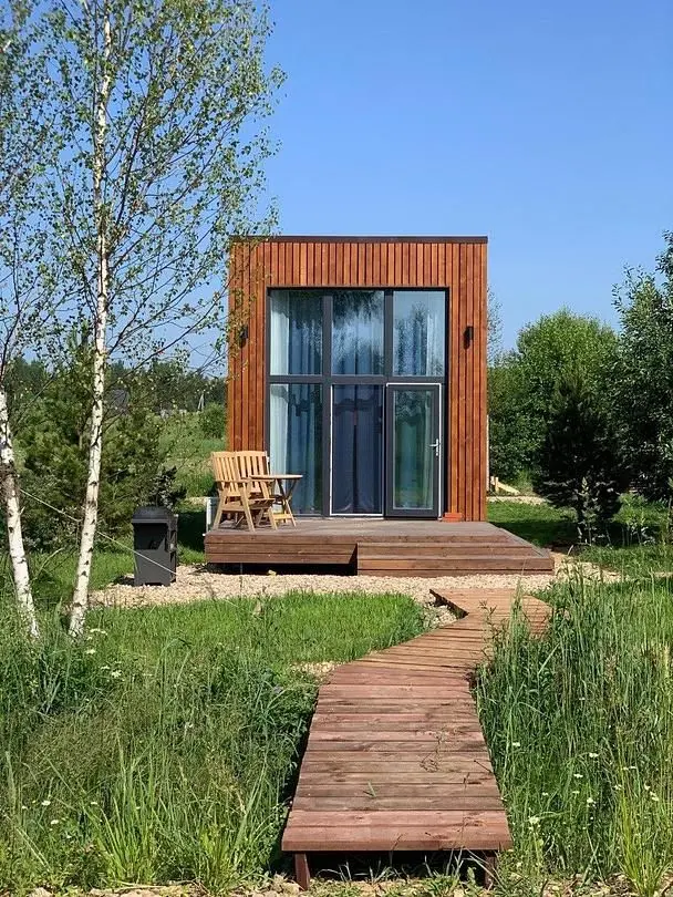 Дома в аренду Шелуха Хаус Уютный Tiny House с мансардным окном, Можайск, Московская область