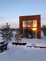 Уютный Tiny House с мансардным окном (Дом 1), Глэмпинг Sheluha house Уютный Tiny House с мансардным окном, Можайск