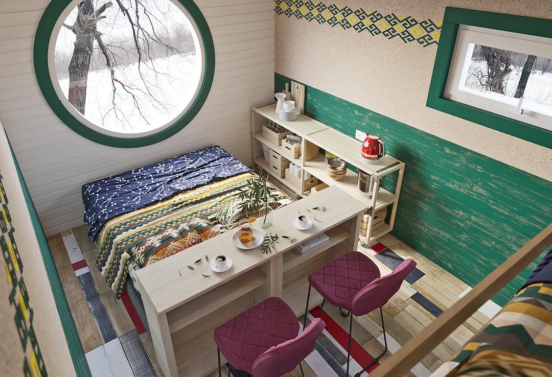 Дом 3-местный Монокль