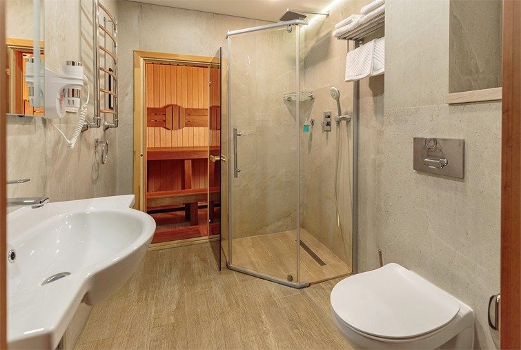 Апартаменты 4-местный 2-комнатный (с сауной)