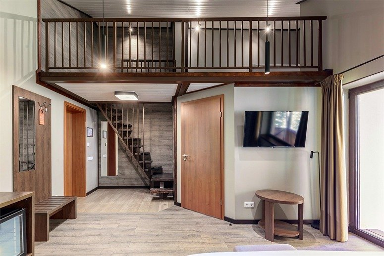 Делюкс Семейный 4-местный (с сауной)