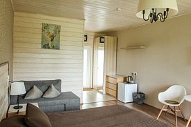 Двухместный номер Superior с террасой с балконом и с красивым видом из окна двуспальная кровать, Гостевой дом Хутор Ярви, Лахденпохский район