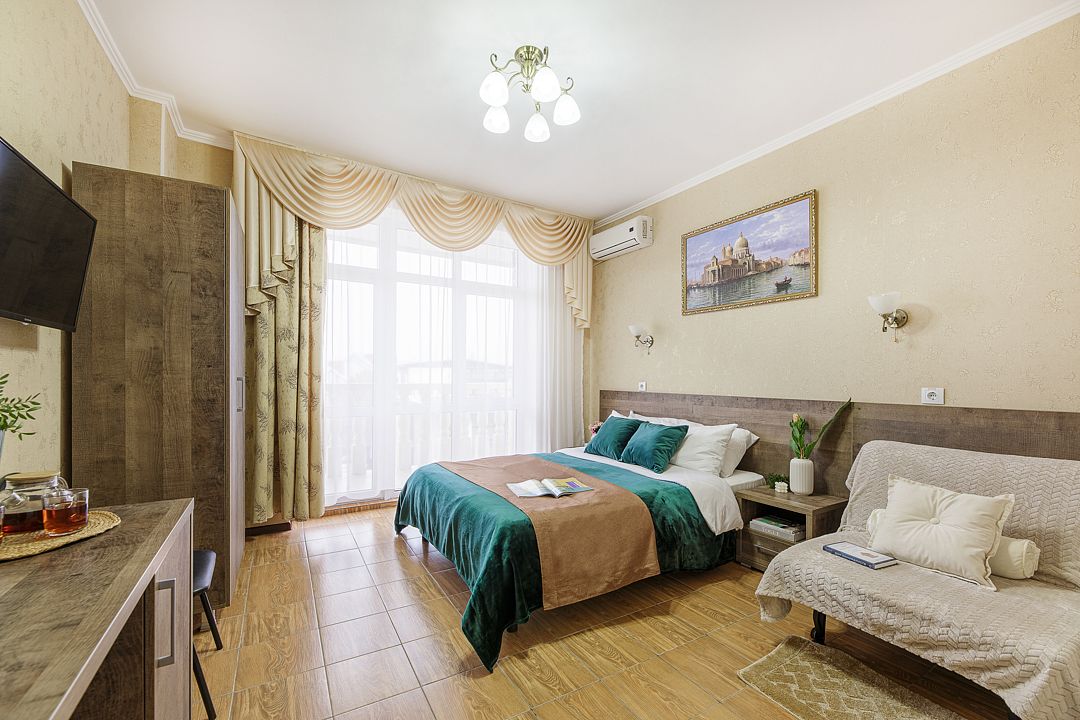 Комфорт 2-местный 1-комнатный (с балконом +1)