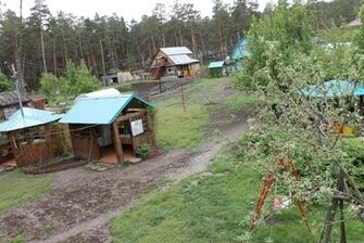 На территории