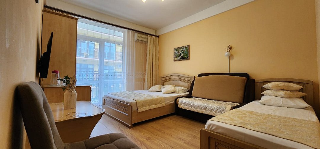 Полулюкс 4-местный 1-комнатный