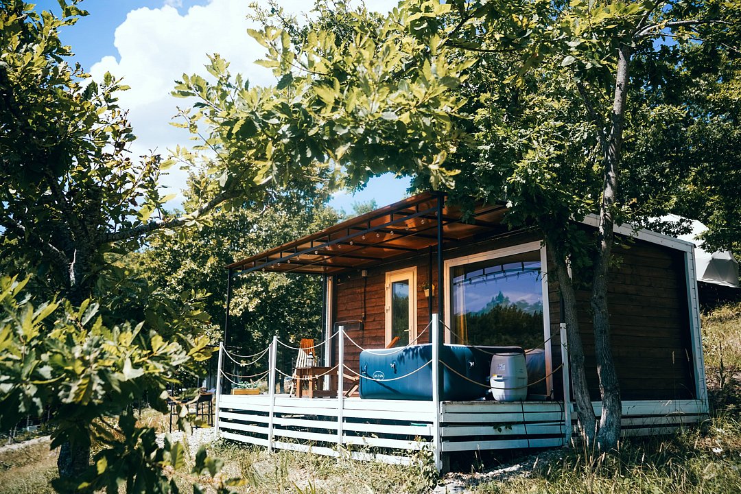 Коттедж 2-местный 1-комнатный (Скандинавский домик)