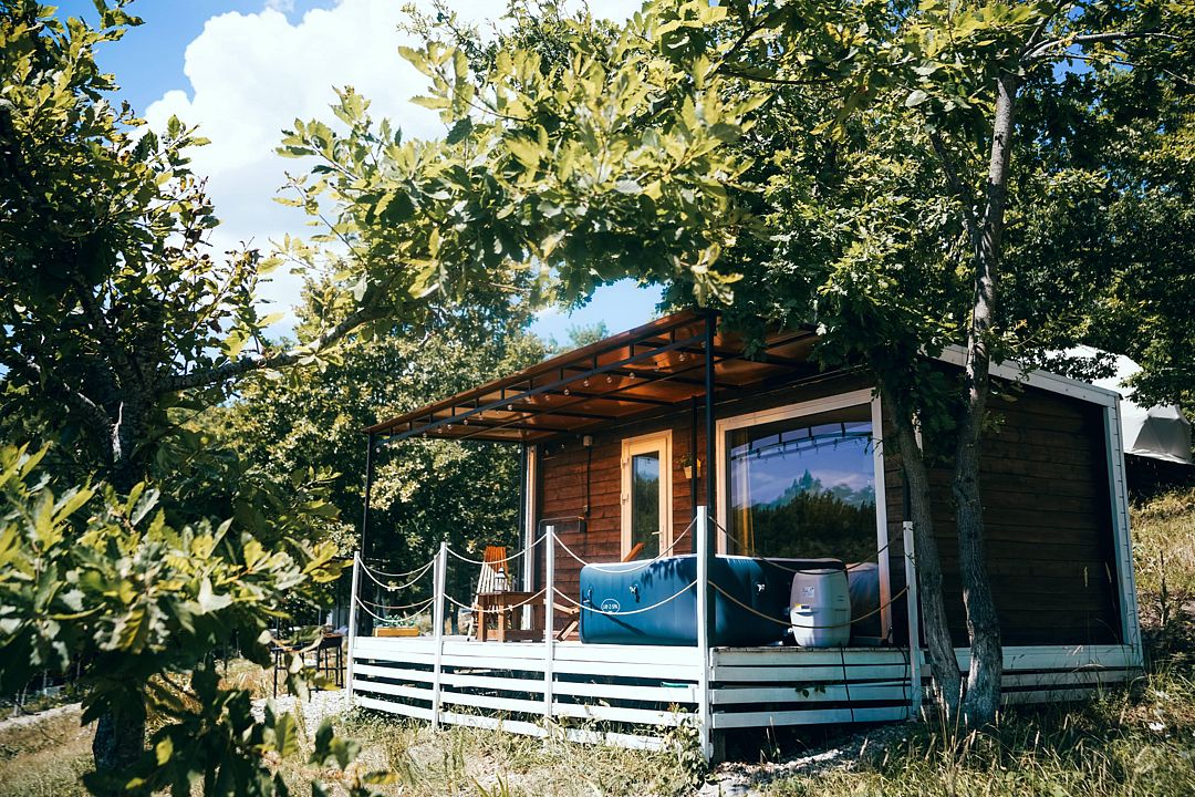 Коттедж 2-местный 1-комнатный (Скандинавский домик)