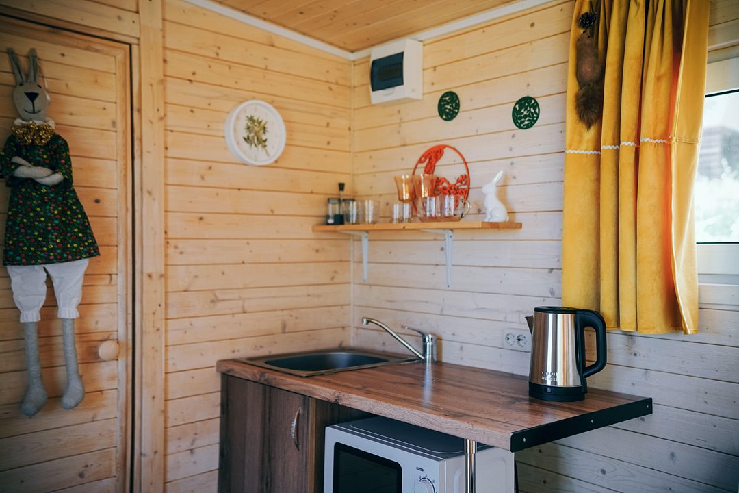 Коттедж 2-местный 1-комнатный (Скандинавский домик)