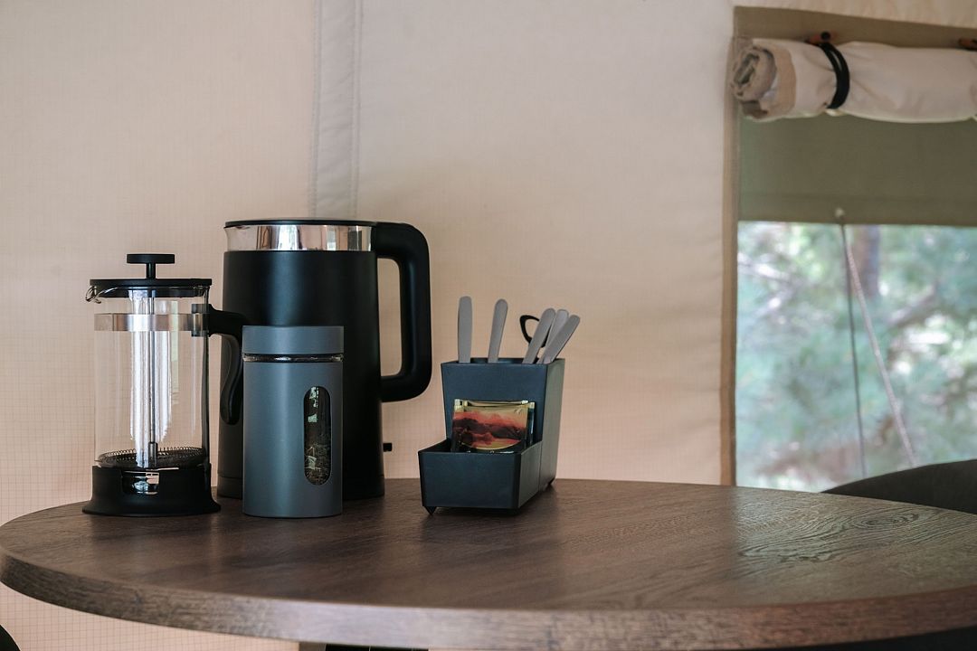 Тент-хаус 2-местный (у реки) с купелью