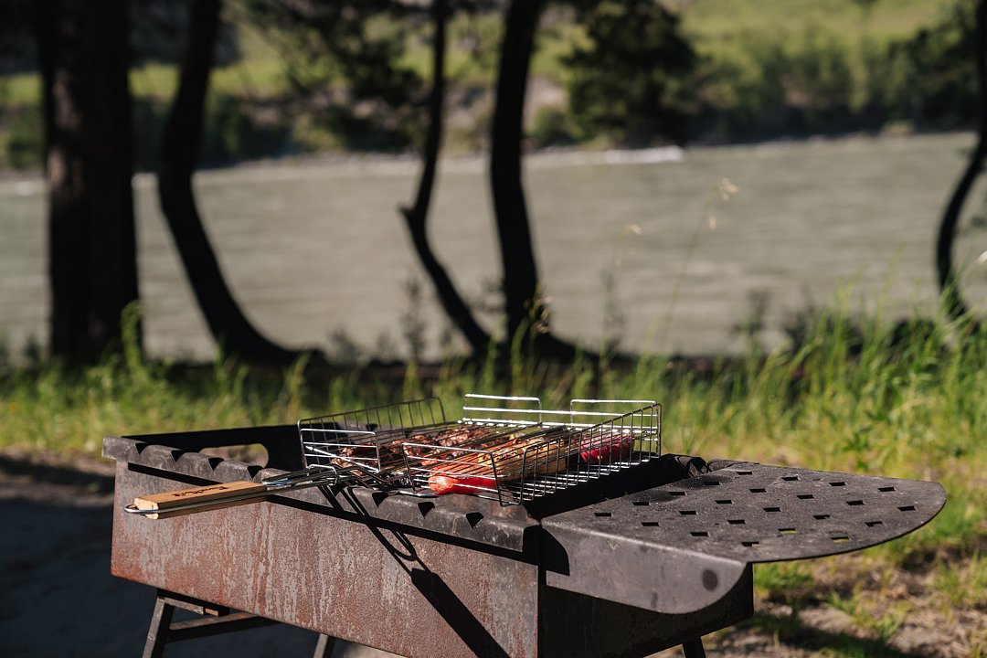 Тент-хаус 2-местный (у реки) с купелью