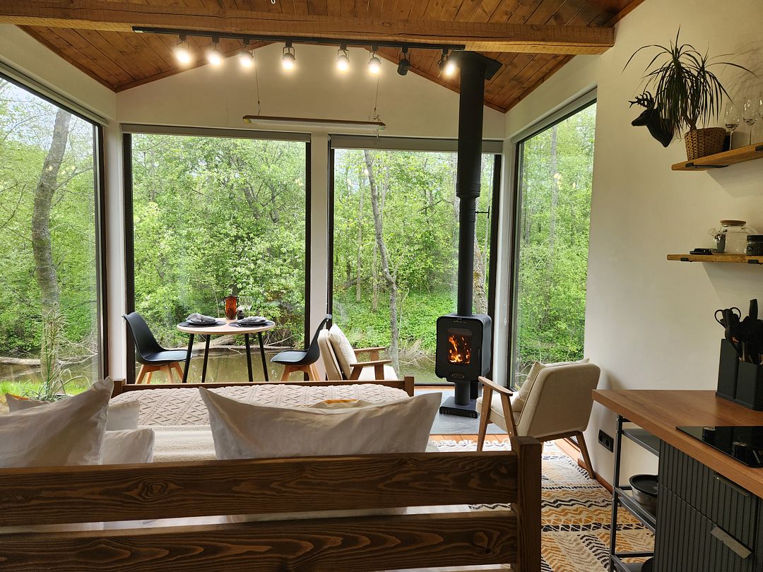 Домик 2-местный 1-комнатный (Бохо