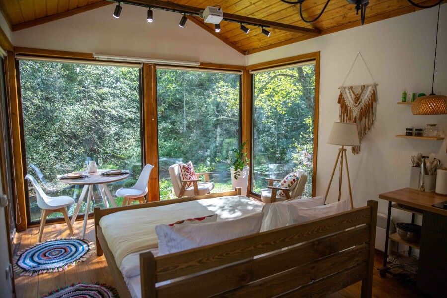 Домик 2-местный 1-комнатный (Бохо