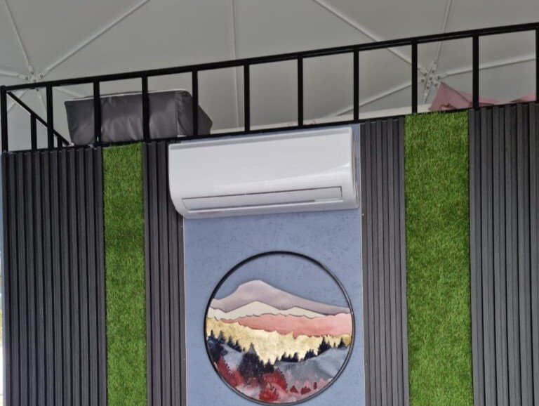 Глемпинг 4-местный (вид на гору)