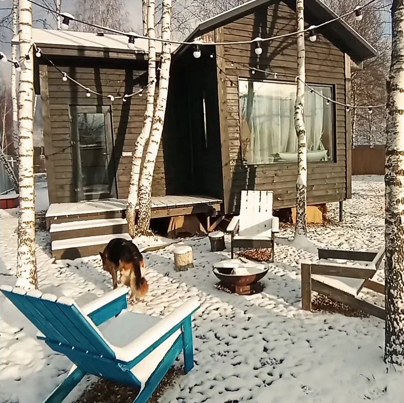 Дом 2-местный 1-комнатный (Зеленый)