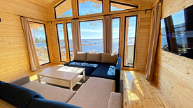 Шале с видом на море c 1 комнатой, Кемпинг Cedar Grass Белое Море, Умба