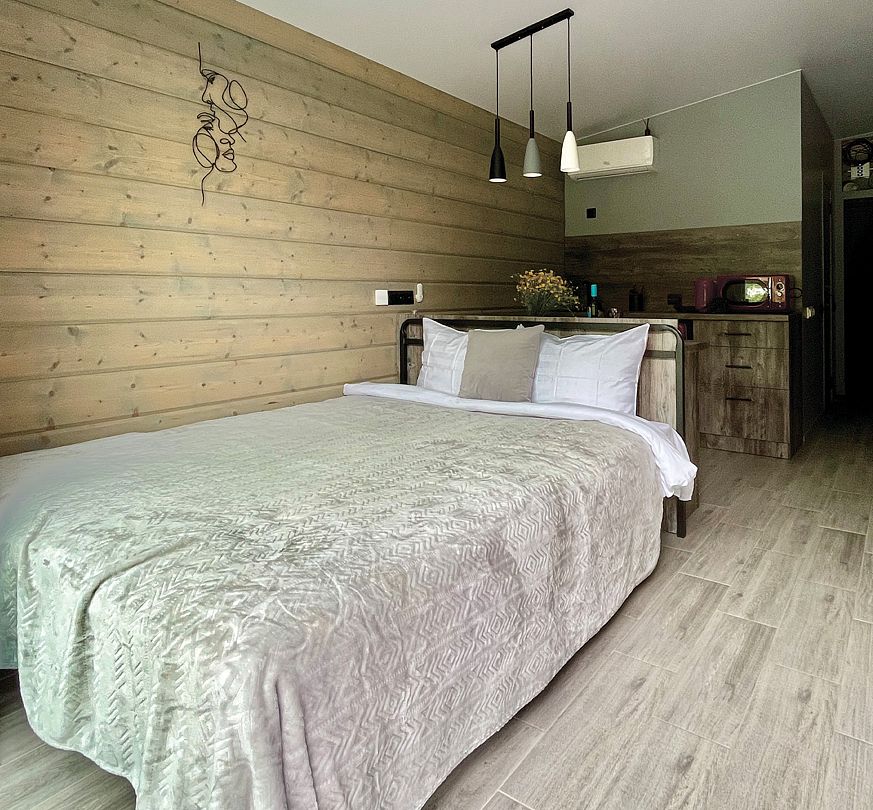 Глэмпинг 2-местный 1-комнатный (мини-дом)