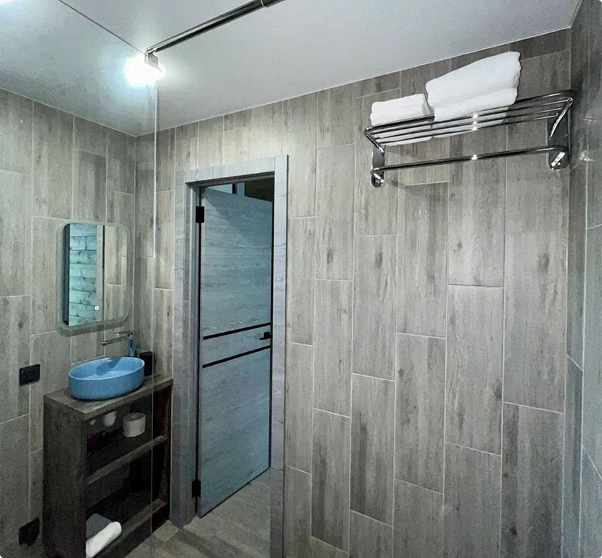 Глэмпинг 2-местный 1-комнатный (мини-дом)