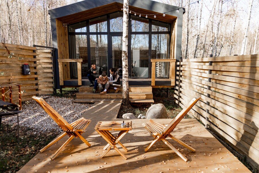 Коттедж 2-местный 1-комнатный (Люкс)