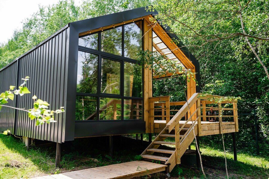 Коттедж 2-местный 1-комнатный (СПА с баней)