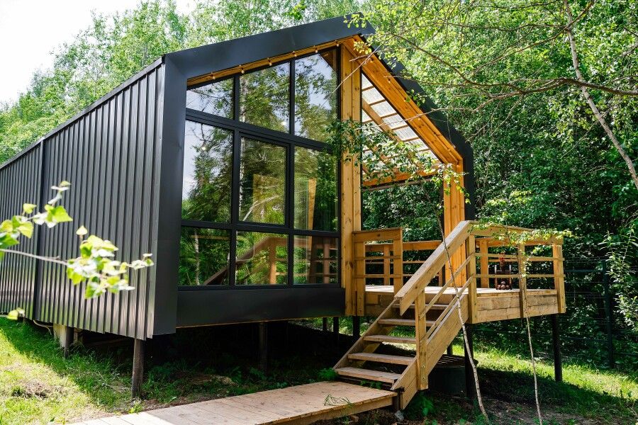 Коттедж 2-местный 1-комнатный (СПА с баней)