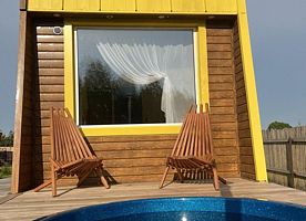 Домик 2-местный Желтый, Дервеня VOKSI, Черноисточинск