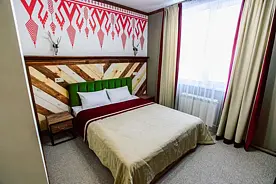 Двухместный номер Стандарт DBL «SkyDream» Номера: №10, База отдыха Ергаки, территория Оленья Речка