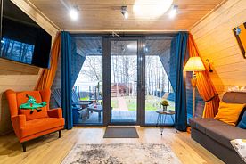 Коттедж A-frame Orange, ELKI Pravdino, Выборгский район