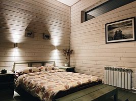 Коттедж Green с террасой с 2 комнатами с видом на озеро, База отдыха Chuchemlya eco village, Мошенской