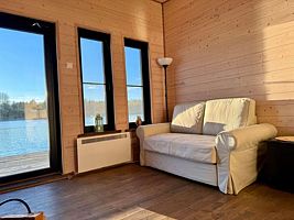 Дом Мини с сауной с видом на озеро, База отдыха Chuchemlya eco village, Мошенской