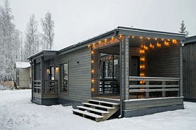Двухместный коттедж с красивым видом из окна двуспальная кровать, База Отдыха The Datcha в Деревне Светлое, Светлое