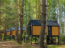 Eclipse lodge Freedom Barn с чаном, Загородный эко-отель Бухлово парк, Жуковский район