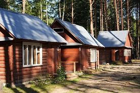 Трёхместный Печкин Дом №2, Кемпинг База отдыха Нептун, Жижица