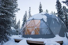 Купольный эко-шатер Комфорт, База отдыха Лапландская деревня, Магнетиты
