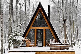 Коттедж Standard с красивым видом из окна, Глэмпинг DEEP LAKE HOUSE, Глубокое