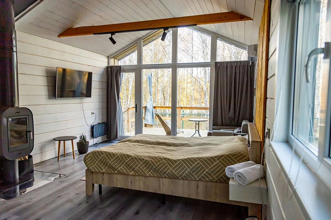 Коттедж 2-местный 1-комнатный (с банным чаном)