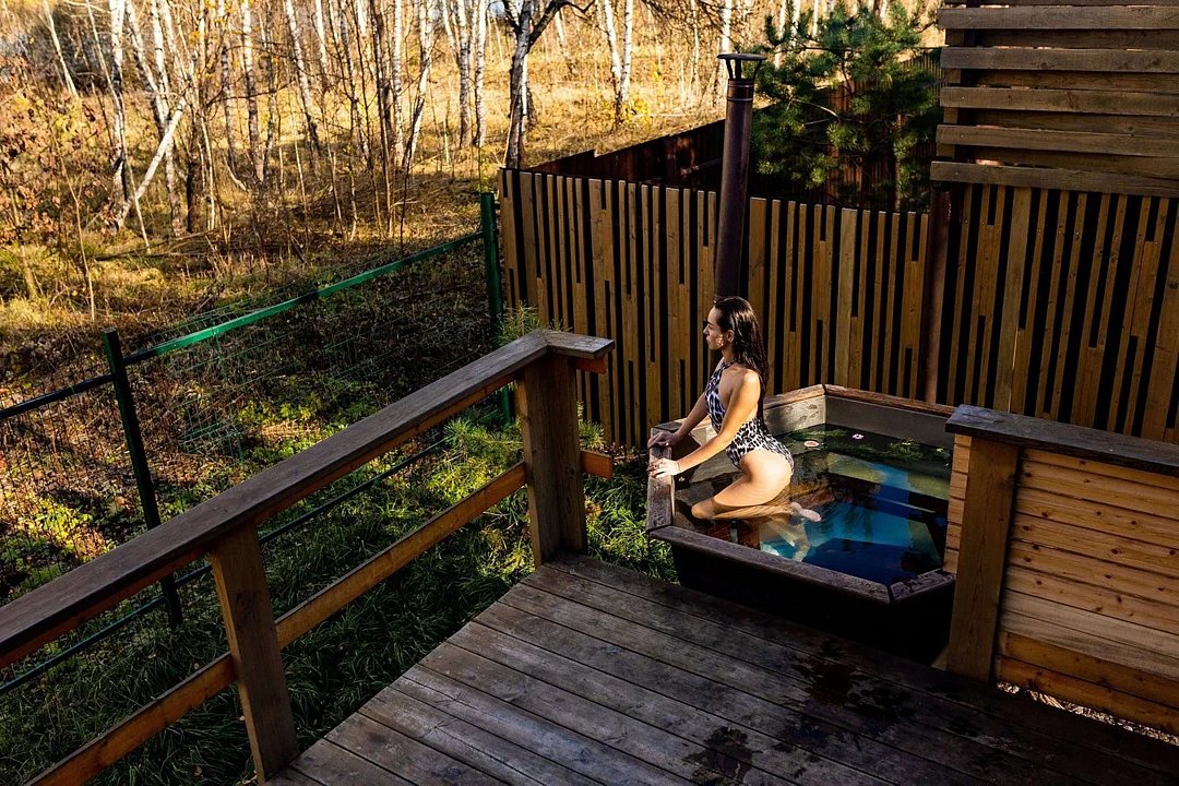 Коттедж 2-местный 1-комнатный (с банным чаном)