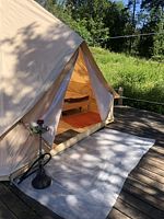 Место под палатку с красивым видом из окна, Туристическая база отдыха Форт Верный, Лахденпохский район