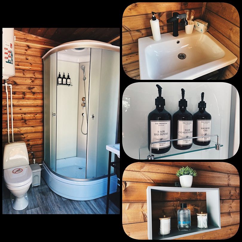 Домик 2-местный 1-комнатный (№1, с беседкой)