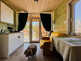Двухместный коттедж Standard двуспальная кровать, Глэмпинг Лисички-сестрички, Ширяево